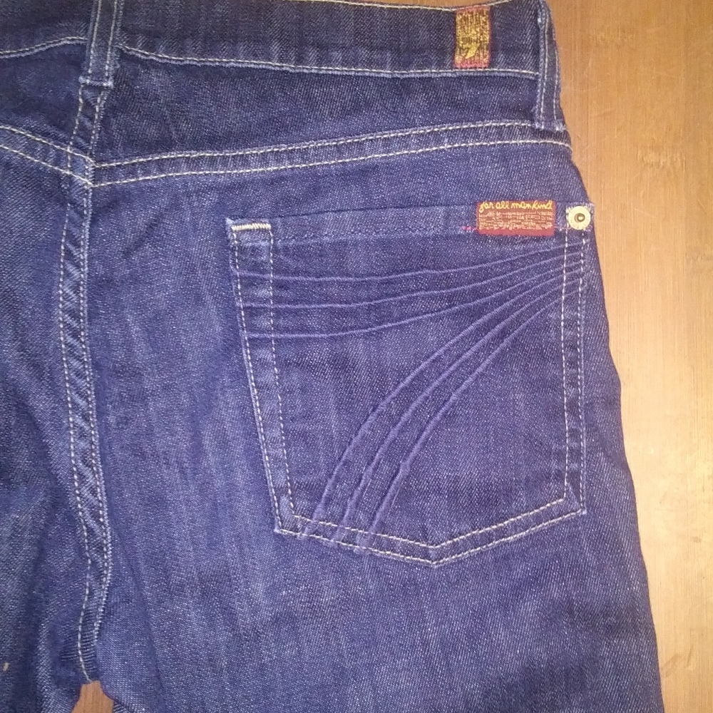 7 for all mankind jeans wide leg